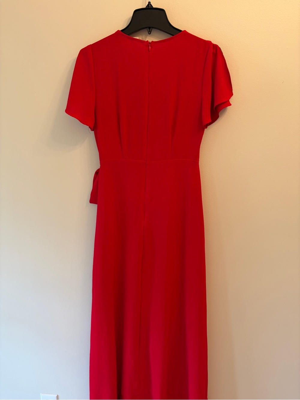 Altar’d State | Red Midi Wrap Dress - Evening Dress - Picture 8 of 10